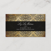 PixDezines  Pearl Étienne  Damask Visitekaartje (Achterkant)