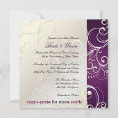 PixDezines Pearly Swirls Kaart (Achterkant)