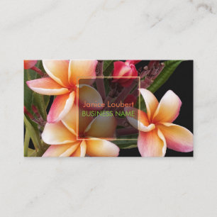 PixDezines PENANG PERZIK PLUMERIAS Visitekaartje