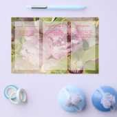 PixDezines Peonies/Green Cymbidium Bouquets Flyer (Enkel)