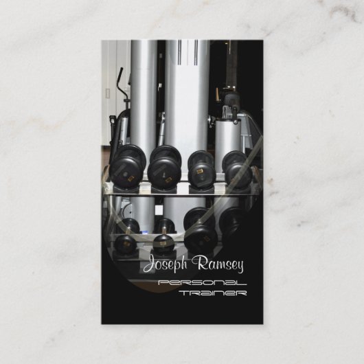 PixDezines Personal Trainer Visitekaartje (Voorkant)