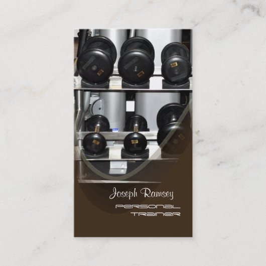 PixDezines Personal Trainer Visitekaartje (Voorkant)