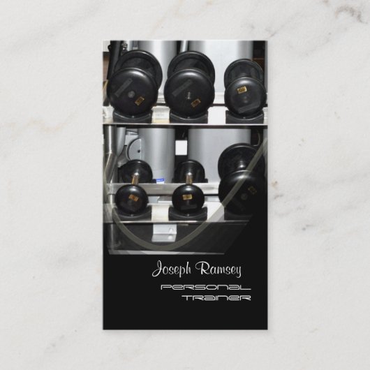 PixDezines Personal Trainer Visitekaartje (Voorkant)