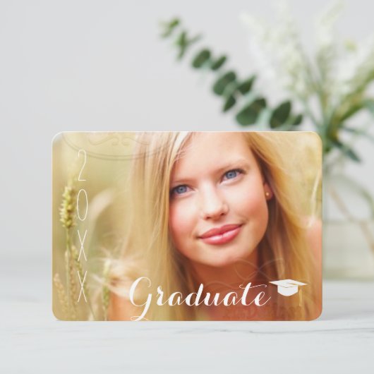 PixDezines pet/2018 Afstudeerders/diy doopvonten Kaart (Staand voorkant)