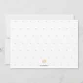 PixDezines Photo Save the Date Calendar vals gold Kaart (Achterkant)