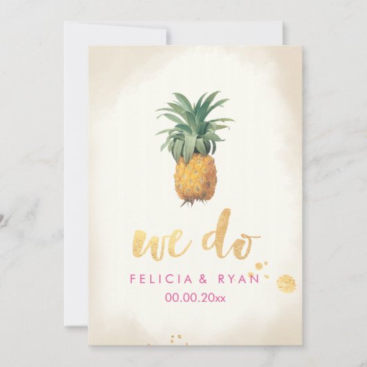 PixDezines  Pinappels/DIY achtergrond Kaart (Voorkant)