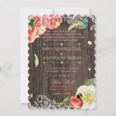 PixDezines  pinda's, rozen/roodoute Kaart (Achterkant)