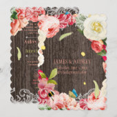 PixDezines  pinda's, rozen/roodoute Kaart (Voorkant / Achterkant)