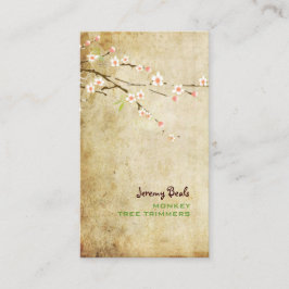 PixDezines  PINK CHERRY BLOSSOMS/SAKURA ♥ ♥ Visitekaartje