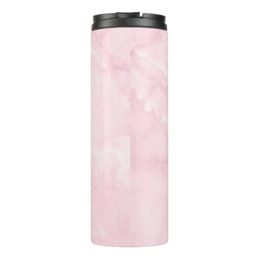 PixDezines PINK QUARTZ MARBLE Thermosbeker (Achterkant)