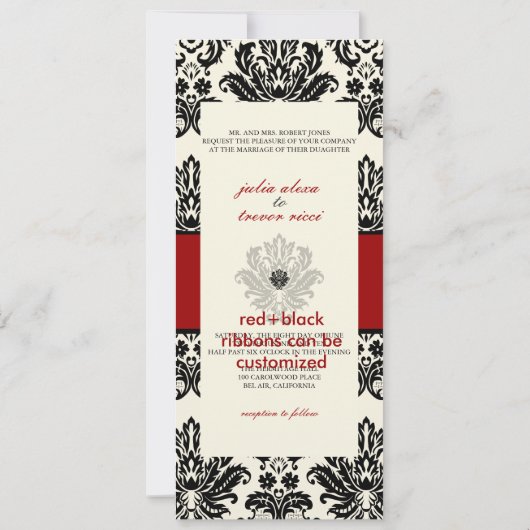 PixDezines Piqué, Damask/Black + Off White Kaart (Achterkant)