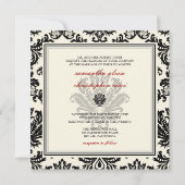 PixDezines Piqué, Damask/Black + Off White Kaart (Achterkant)