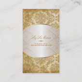 PixDezines  piqué damask Visitekaartje (Achterkant)