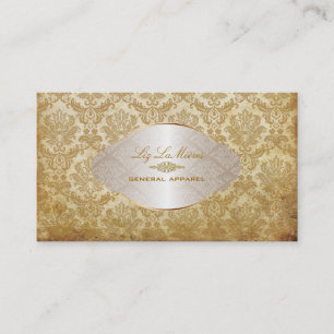 PixDezines piqué damask Visitekaartje