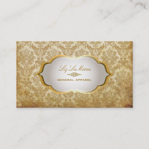 PixDezines piqué damask Visitekaartje