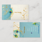 PixDezines pizzazz+filigraan wervelingen Visitekaartje (Voorkant / Achterkant)