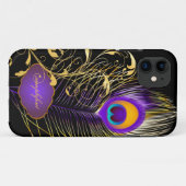 PixDezines pizzazz pauock plume+filigree swirls Case-Mate iPhone Case (Achterkant (horizontaal))