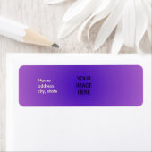 PixDezines Plain Lavendel Gemakkelijke Sjabloon Etiket (Insitu)
