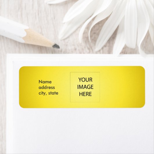 PixDezines Plain Lemon Easy Sjabloon Etiket (Insitu)