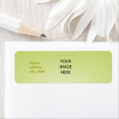 PixDezines Plain Limoen Gemakkelijke Sjabloon Etiket (Insitu)