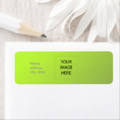 PixDezines Plain Limoen Gemakkelijke Sjabloon Etiket (Insitu)