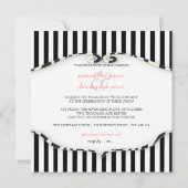 PixDezines Plain strepen zwart + wit/zebra Kaart (Achterkant)