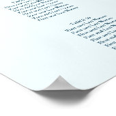 PixDezines Platina Calligrafie, Zitkaarten Poster (Hoek)