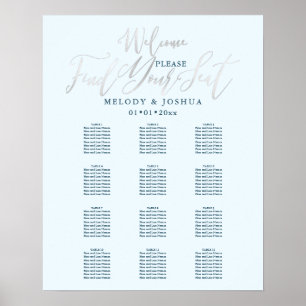 PixDezines Platina Calligrafie, Zitkaarten Poster