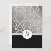 PixDezines Platinum Damask/diy background Kaart (Voorkant)