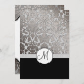 PixDezines Platinum Damask/diy background Kaart (Voorkant / Achterkant)