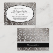 PixDezines platinum flora demask/accommodations Informatiekaartje (Voorkant / Achterkant)