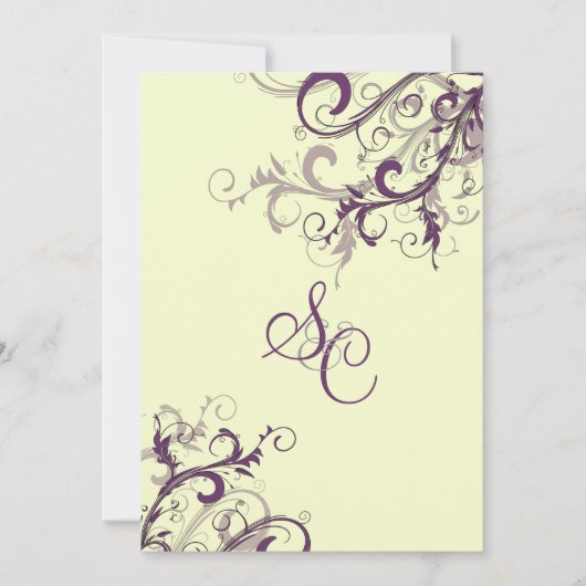 PixDezines PLUM SWIRLS/DIY Background Kaart (Voorkant)