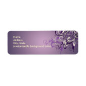 PixDezines Plum Vanilla Swirls Etiket (Voorkant)