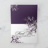 PixDezines Plum + Vanilla Swirls Foto bedankt (Binnen)