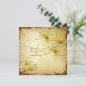 PixDezines  Plumeria Kaart (Staand voorkant)