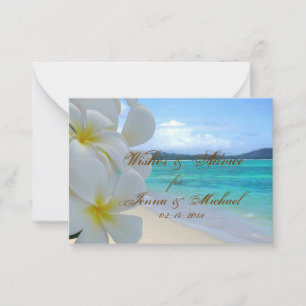 PixDezines Plumeria Leis Wishes + Advice Kaarten