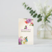 PixDezines ponen/DIY achtergrond Visitekaartje (Staand voorkant)