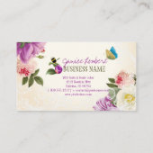 PixDezines ponen/DIY achtergrond Visitekaartje (Achterkant)