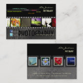 PixDezines portfolio foto's sjabloon/DIY kleur Visitekaartje (Voorkant / Achterkant)