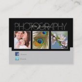 PixDezines portfolio sjabloon/DIY achtergrond kleu Visitekaartje (Achterkant)