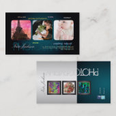 PixDezines portfolio sjabloon/DIY-lettertypen Visitekaartje (Voorkant / Achterkant)