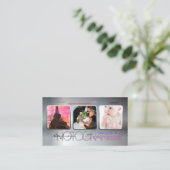 PixDezines portfolio sjabloon/DIY-lettertypen Visitekaartje (Staand voorkant)