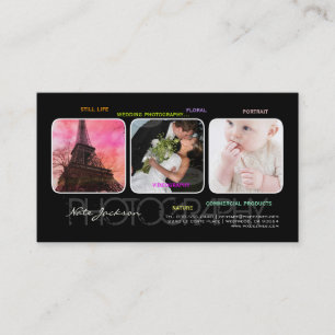 PixDezines portfolio sjabloon/DIY lettertypen Visitekaartje