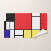 PixDezines Primaire kleurenblokken van het Moderni Bad Handdoek (Handdoek)