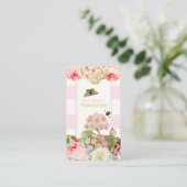 PixDezines primrose, pinda's Visitekaartje (Staand voorkant)