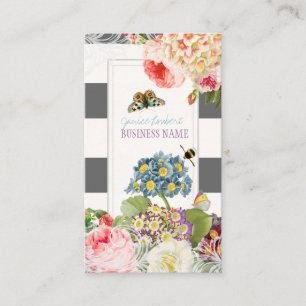 PixDezines  primrose, pioenen Visitekaartje