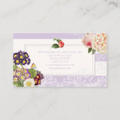 PixDezines  primrose, pioenen Visitekaartje (Achterkant)