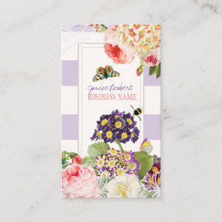 PixDezines primrose, pioenen Visitekaartje