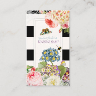 PixDezines primrose, pioenen Visitekaartje