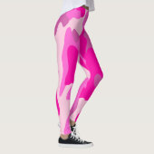 PixDezines Prinses Camo, Flashy Hot Pink Leggings (Rechts)